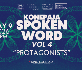 Konepaja Spoken Word is a new English-language open stage and international community for spoken word, poetry, and performance.