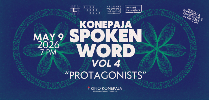 Konepaja Spoken Word is a new English-language open stage and international community for spoken word, poetry, and performance.